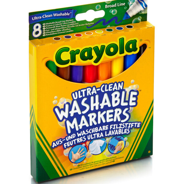 58-8328G Crayola 8 Ultra Clean Viltstiften met kegelpunt