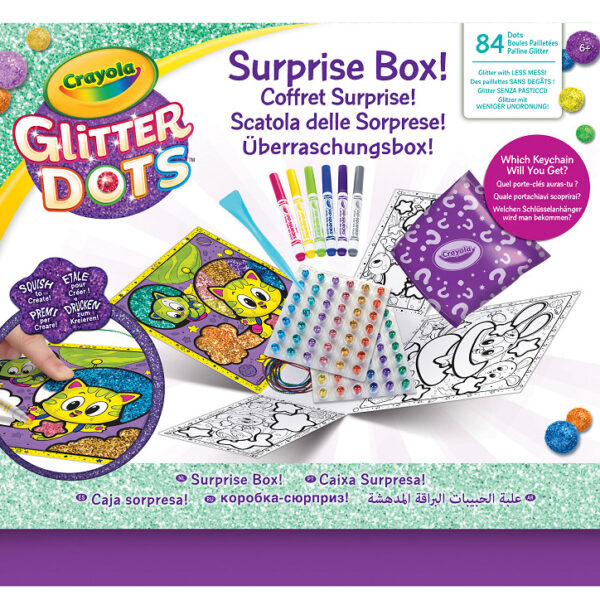 04-1088 Crayola Glitter Dots Suprise Box