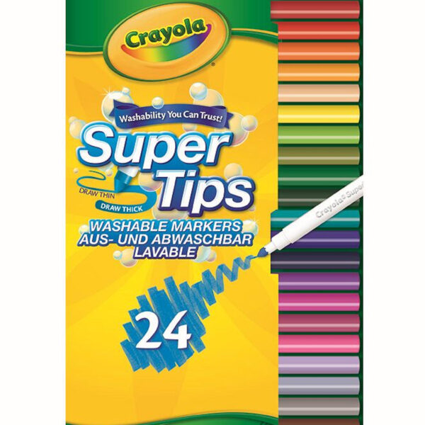 58-5057G Crayola 24 Viltstiften met superpunt