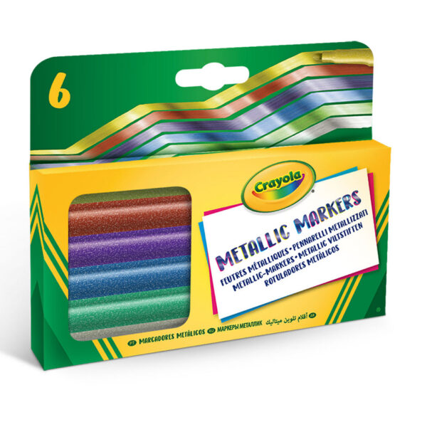 58-8828 Crayola Metallic Markers 6 stuks