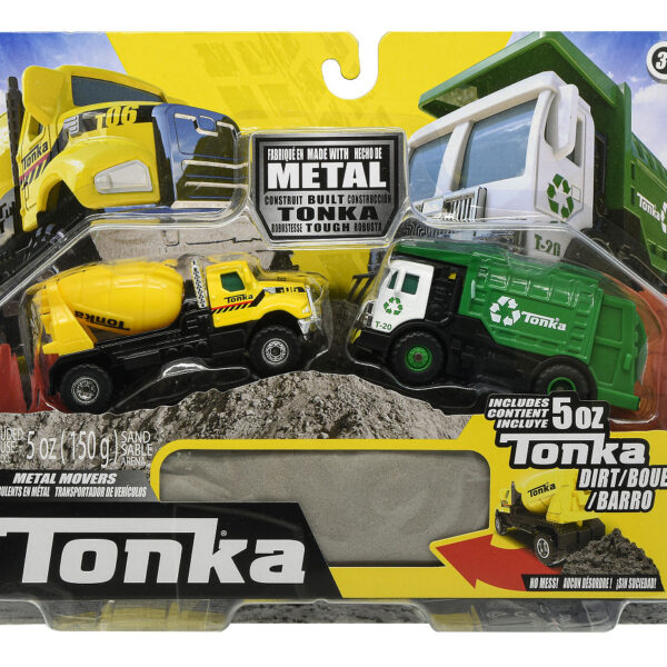37424 Tonka - Combo Pack - Garbage Truck and Cement Mixer