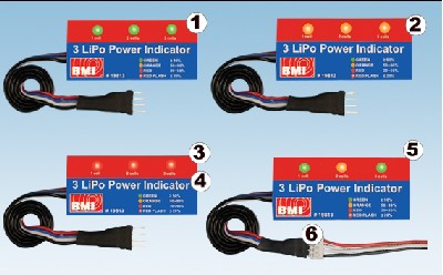 19813 3S - Li-Po power indicator