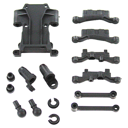 24022 Suspension Arms+ Shock Assembly+Front Gear Box Mount for S