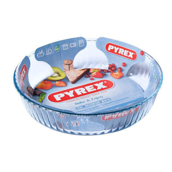 818B000 Pyrex Classic taartvorm 26cm hoge rand