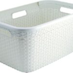 00708-885-00 Curver Style wasmand 40 liter vintage wit