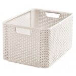 03616-885-00 Curver Style mandje large vintage wit