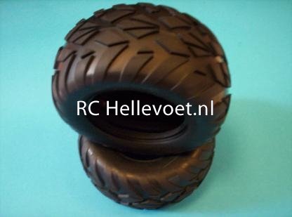 32778 Tire-Banden voor 1/10 Truck (2stuks)