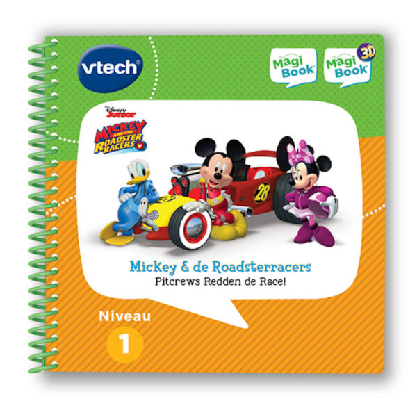 80-461723 Vtech MagiBook - Mickey en The Roadster Racers