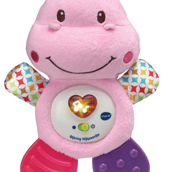 80-502552 Vtech Bijtring Nijlpaard roze