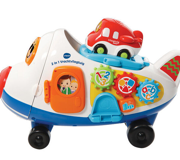 80-503123 Vtech Toet Toet Auto's 2 in 1 Vrachtvliegtuig