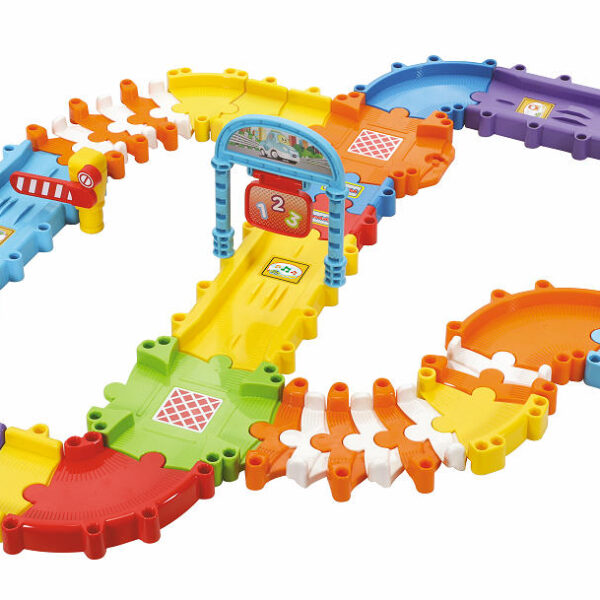 80-524423 Vtech Toet Toet Auto's Wegdelen Combi Deluxe