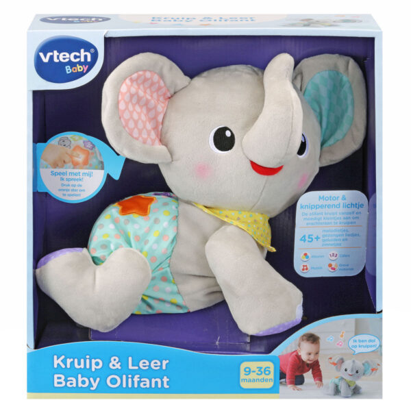 80-533262 Vtech Kruip en Leer Baby Olifant