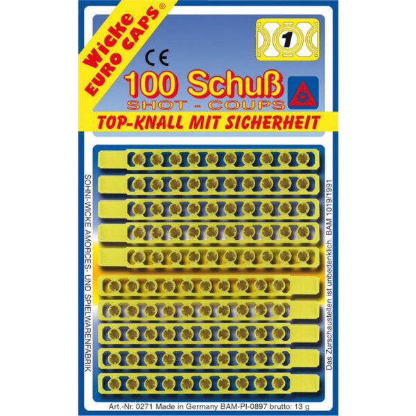 30271 Wicke 10 strips 100 schots op kaart