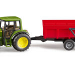 02057 Bruder John Deere 6920 met kiepaanhanger