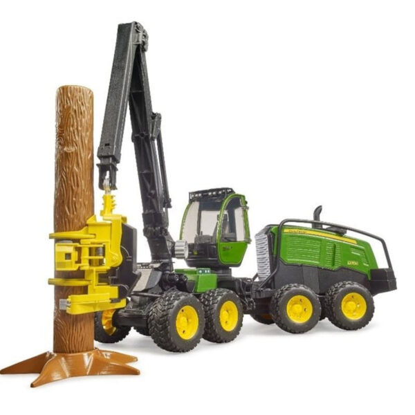 02135 Bruder John Deere 1270G Harvester met boomstam