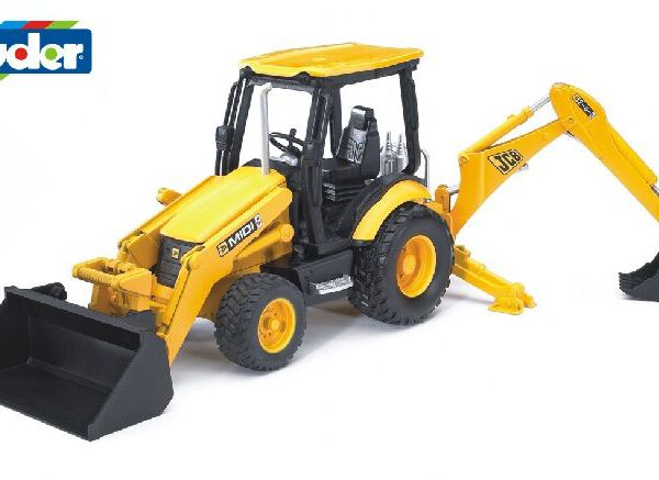 02427 Bruder JCB Midi CX graaf/laadcombinatie