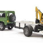 02593 Bruder Land Rover Defender met JCB Minigraver