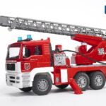 344-2771 Bruder MAN TGA brandweer ladderwagen met pomp en licht en ge
