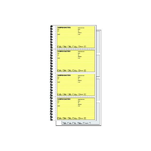 SI-30260 Terugbelboek sigel expres zelfkopierend met spiraal 2 stuks