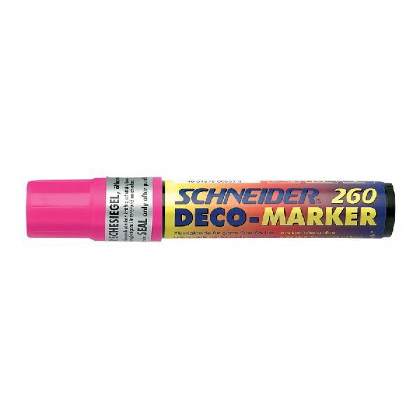 S-126009 Schneider krijt/deco marker 260 fluor roze