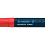 S-128002 Schneider permanent marker 280 beitel rood 5st.