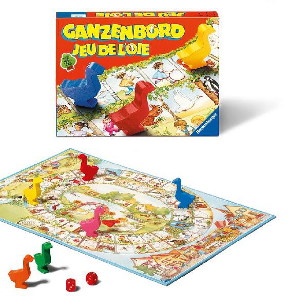 002733 Vrolijke kinderspellen Ganzenbord