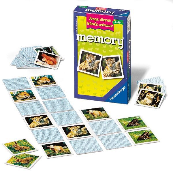 004614 Pocketspellen Jonge dieren memory