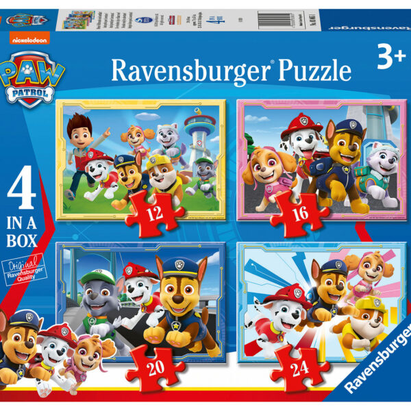 30651 4 Puzzels Paw Patrol