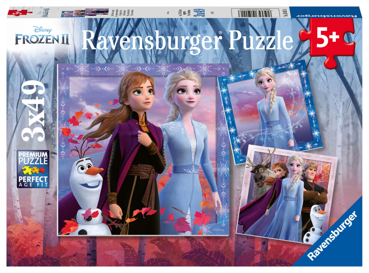 050116 Puzzel 3x49 stukjes Frozen 2