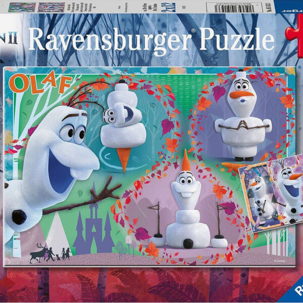 051533 Puzzel 2x12 st. AT Frozen 2 Olaf