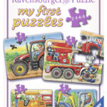 069545 Mijn eerste puzzel Op het werk 2+4+6+8 stukjes