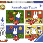 069651 4 puzzels Nijntje heeft plezier 12/16/20/24p