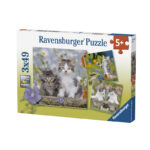 080465 Puzzel 3x49 stukjes Katten