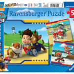 93694 Puzzel 3x49 stukjes Paw Patrol helden met vacht
