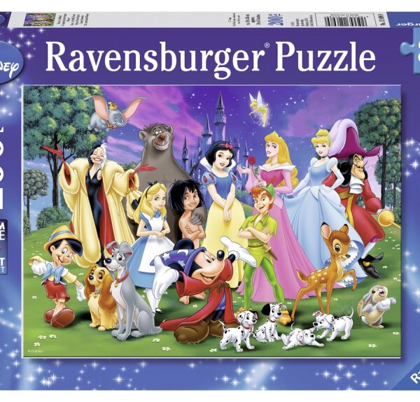 126989 Puzzel 200stukjes xxl Disney's lievelingen