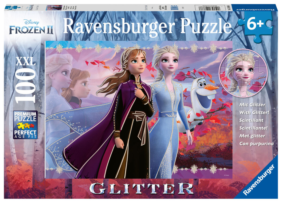 128686 Puzzel 100 XXL Frozen 2 Glitter