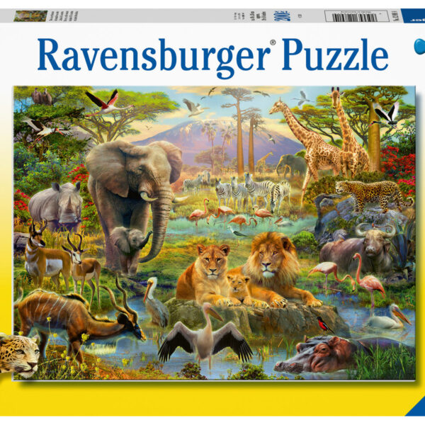 128914 Puzzel 200 XXL Dieren van de savanne