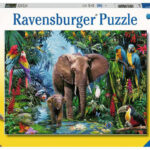 129010 Puzzel 150 stukjes xxl Olifanten in de jungle