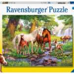129041 Puzzel 300 stukjes Wilde paarden bij de rivier