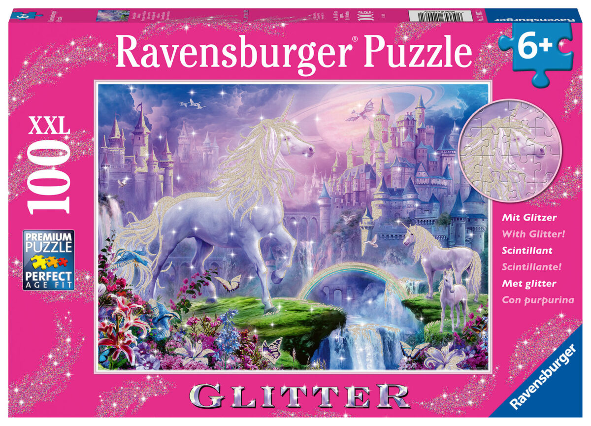 129072 Puzzel 100 XXL Koninkrijk van de eenhoorn