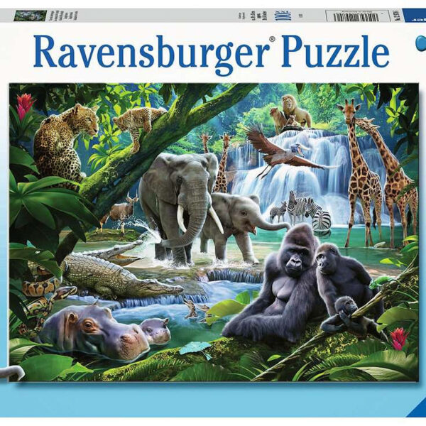 129706 Puzzel 100 XXL Jungle Families