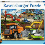 129737 Puzzel 100 XXL Bouwvoertuigen