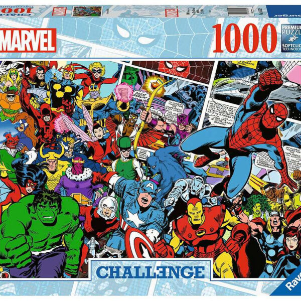 165629 Puzzel 1000 stukjes Challenge - Marvel