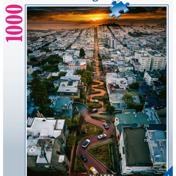 167326 Puzzel 1000 stukjes Lombard Street San Francisco