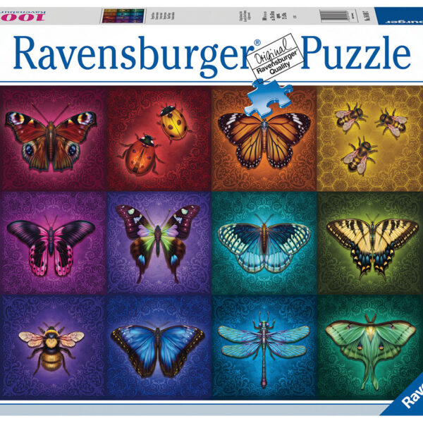 168187 Puzzel 1000 stukjes Gevleugelde dieren