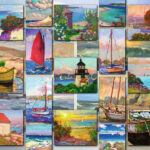 168200 Puzzel 1500 stukjes Coastal Collage