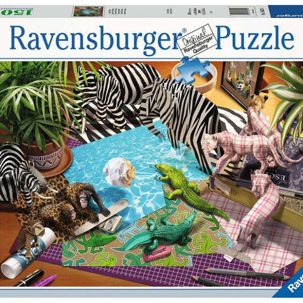 168224 Puzzel 1500 stukjes Origami Adventure