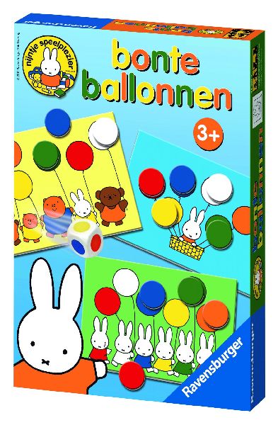 242917 Speel- en leerspellen nijntje bonte ballonnen