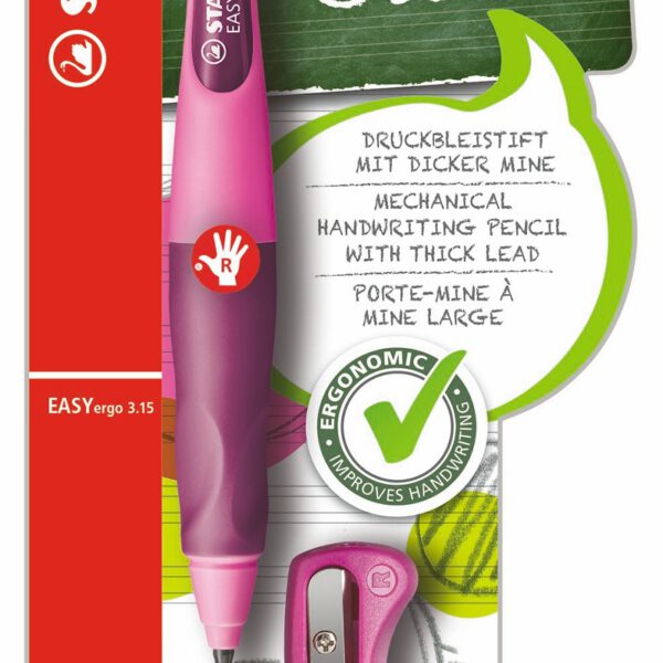 B-46870-5 STABILO EASYergo 3.15 R roze/lila blister