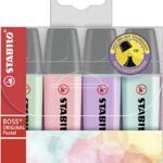 70/4-2 STABILO Boss pastel etui 4 stuks